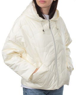 23-061 MILK Куртка оверсайз демисезонная женская (синтепон 100 гр.)