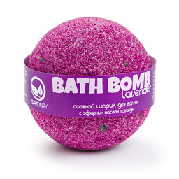 Бомбочка для ванн SAVONRY LAVANDER (эфирные масла лаванды) (1 шт)