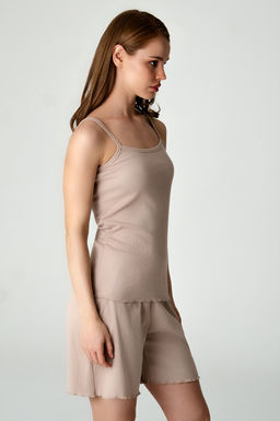 Арт.9177/4 Пижама с шортами 44-50 (4 шт) Цвет:бежевый - Калинка фото 3