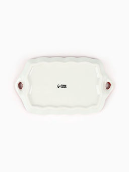 Блюдо новогоднее «Тройка», 23×13×2.5 см, ручная работа