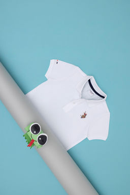 Белая базовая футболка для мальчика - U.s. polo assn фото 9