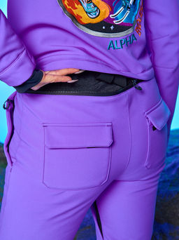 Женский сноубордический горнолыжный комбинезон Alpha Endless Aeternitas 223/2305 PRP - Пурпурное Сердце  фото 25