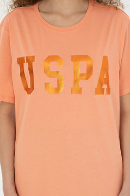 U. S. Polo Assn / Женская базовая футболка Salmon - U.s. polo assn фото 5