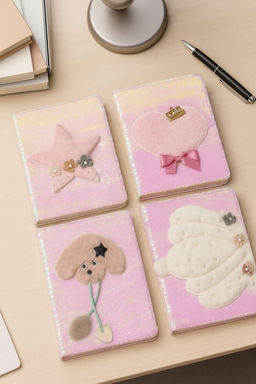 Блокнот плюшевый Rainbow scales, mix, 21,5х14,5 см, плотность 80 гр.