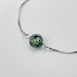 Браслет регулируемый из Варисцита - Радуга самоцветов фото 3