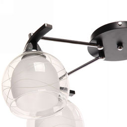 Люстра 4*40Вт Е27 55*40*22см черный хром 3-M122/4A