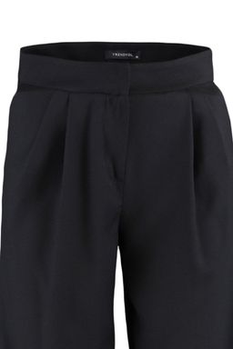 TRENDYOLMILLA Siyah Straight/Duz Kesim Pilili Dokuma Pantolon TWOSS19WX0017  фото 17