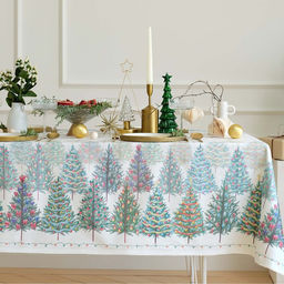 Скатерть Этель Сказочный лес, 110х149 см, 100% хл, саржа 190 г/м2