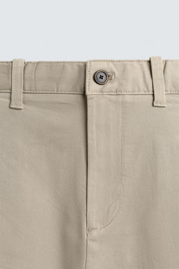 BERMUDA CHINO REGULAR FIT / Beige - Zara фото 9