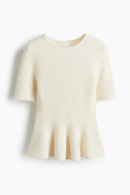 Top en punto de canal? con peplum - H&m фото 2