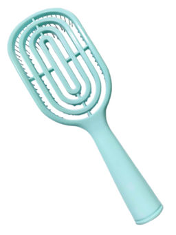 Rama Rose Расчёска для волос продувная фигурная K2021N, пластик, в ассортименте