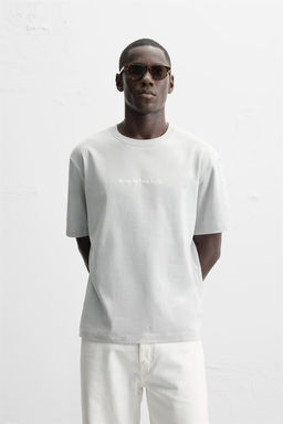 PRINTED SLOGAN T-SHIRT - Zara фото 2