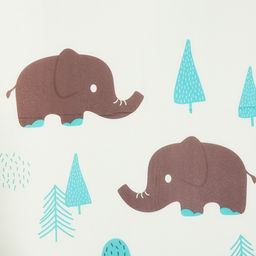 Игровой коврик для детей на фольгированной основе «Слоник», размер 180×150×0.5 см, Крошка Я