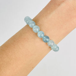 Браслет из Аквамарина 17 см