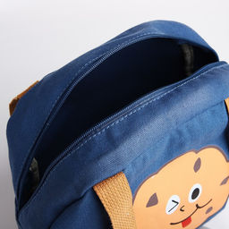 Сумка молодёжная на молнии, цвет синий - Simaland фото 6