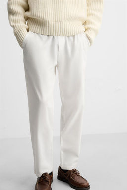 RELAXED FIT JOGGER WAIST TROUSERS - Zara фото 27