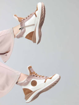 Ботинки 350.uno2br. беж какао/Шерсть