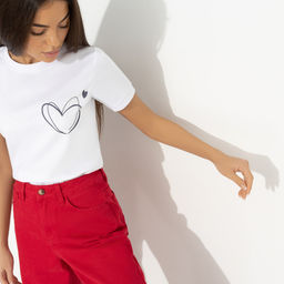 Футболка с принтом на спинке, Любовь с первого взгяда - Charutti фото 6