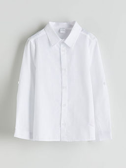 Basic Erkek ?ocuk Poplin G?mlek