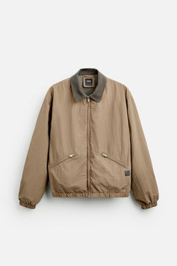 JACKET WITH CONTRAST COLLAR - Zara фото 6