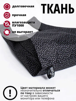 Мод.3, Сумка-майка Принт (SM3pr). Мелкий горох черно-белый НОВИНКА!!! - Moshna фото 6