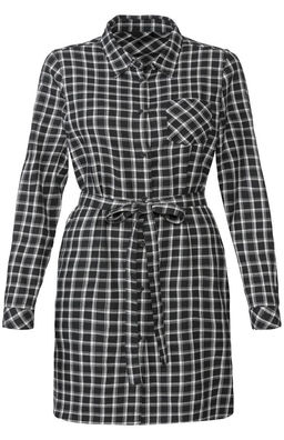 Фланелевая рубашка-туника ESMARA гусиная лапка  фото 2