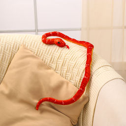 Мягкая игрушка Змея, 80 см, цвет терракотовый - Simaland фото 5