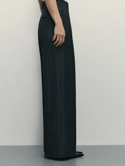 Прямые брюки в полоску / Zarina  фото 3