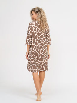 936 Халат "Жираф/темный"