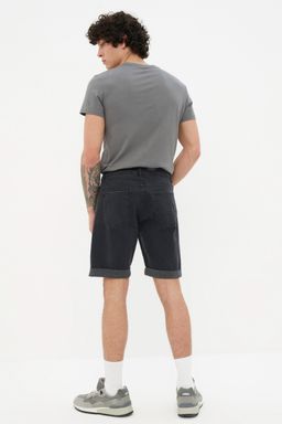 Antrasit Slim Fit T?rm?k Destroylu Denim Kot Sort TMNSS21SR0727