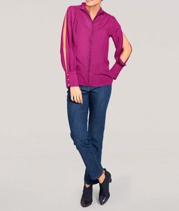 Блузка, розовая - Patrizia dini фото 3