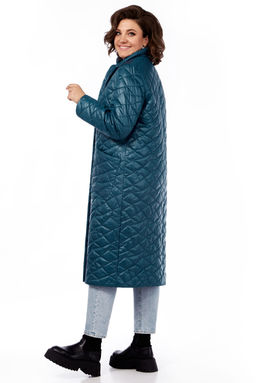 Пальто LaKona 11573 морская волна  фото 4