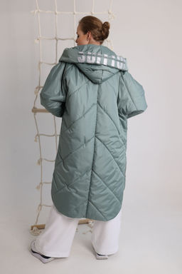 Пальто AMORI 2140 мятный  фото 5