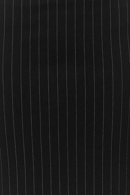 Siyah Cizgili Ask?l? Bodycone/Vucudu Saran Orme Maxi Kalem Elbise TWOSS24EL00290 - Trendyolmilla фото 3