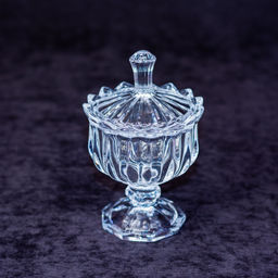 Ваза для конфет/печенья на ножке емк. 150мл. d-9,5см h-15см в уп, арт. 1031/1032/1033/1038/1036/ TG