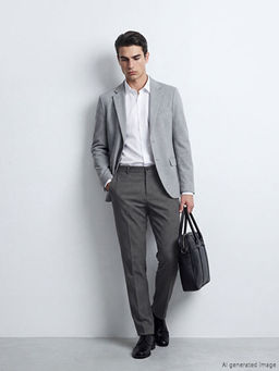 Брюки костюмные Slim Fit мужские