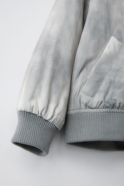 TIE-DYE NYLON BOMBER JACKET - Zara фото 4