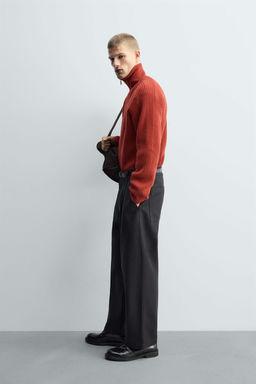 PURL KNIT QUARTER-ZIP JUMPER - Zara фото 4