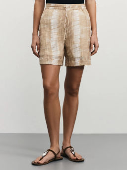 Шорты с принтом из вискозы / Zarina  фото 3