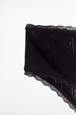 POINTELLE BRIEFS WITH LACE TRIM - Zara фото 13