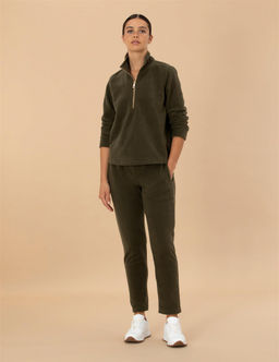 Kahverengi Regular Fit Polar Sweatshirt - Pierre cardin фото 4