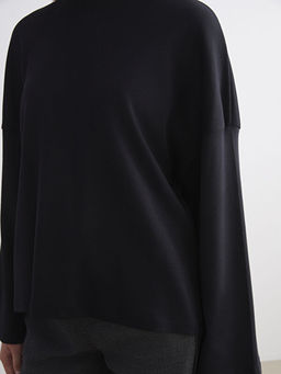 Bisiklet Yaka Kad?n Sweatshirt Tunik