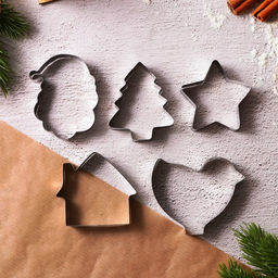 Формы для выпечки новогодние Зимний вкус, 10 шт.