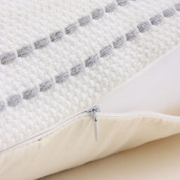 Наволочка декоративная с вышивкой SL Home, 45×45 см, хлопок 100%, серая