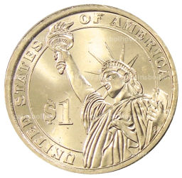 1 доллар 2015 года Р США 33-й президент США Гарри Труман