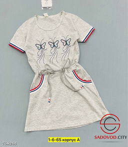 Базовое платье для девочки - Bruno фото 5