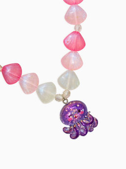 Цена за 2 шт. Бусы детские «Выбражулька. Осьминог», жемчуг, 40 см, розо-фиолетовый