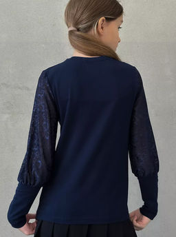 CRB wear/CWJG 63600-20 Джемпер для девочки,белый/Ex.Cherubino  фото 15