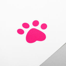 Защитная самоклеящаяся пленка на месте кормления/туалета питомца Лапки розовые 50х25 см - Simaland фото 5