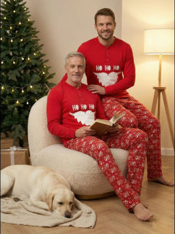 Комплект новогодняя пижама из 100% хлопка - Binita фото 10